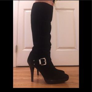 Michael Kors below the knee buckle boots